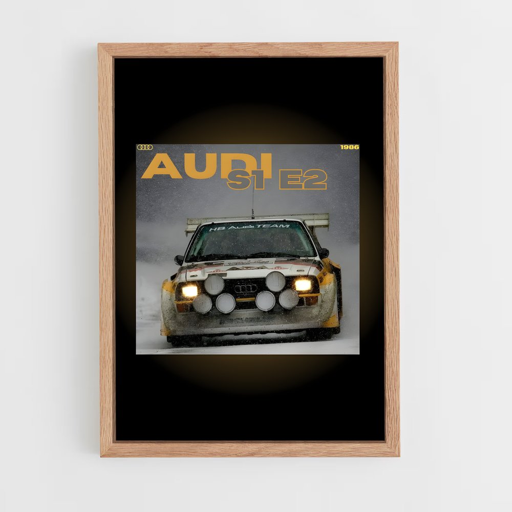 Poster Audi S1 E2 (vue 4)