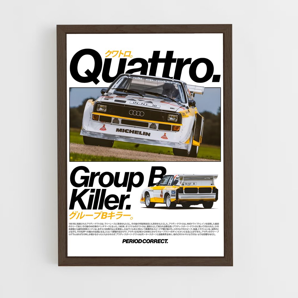 Poster Audi Groupe B Killer (vue 5)