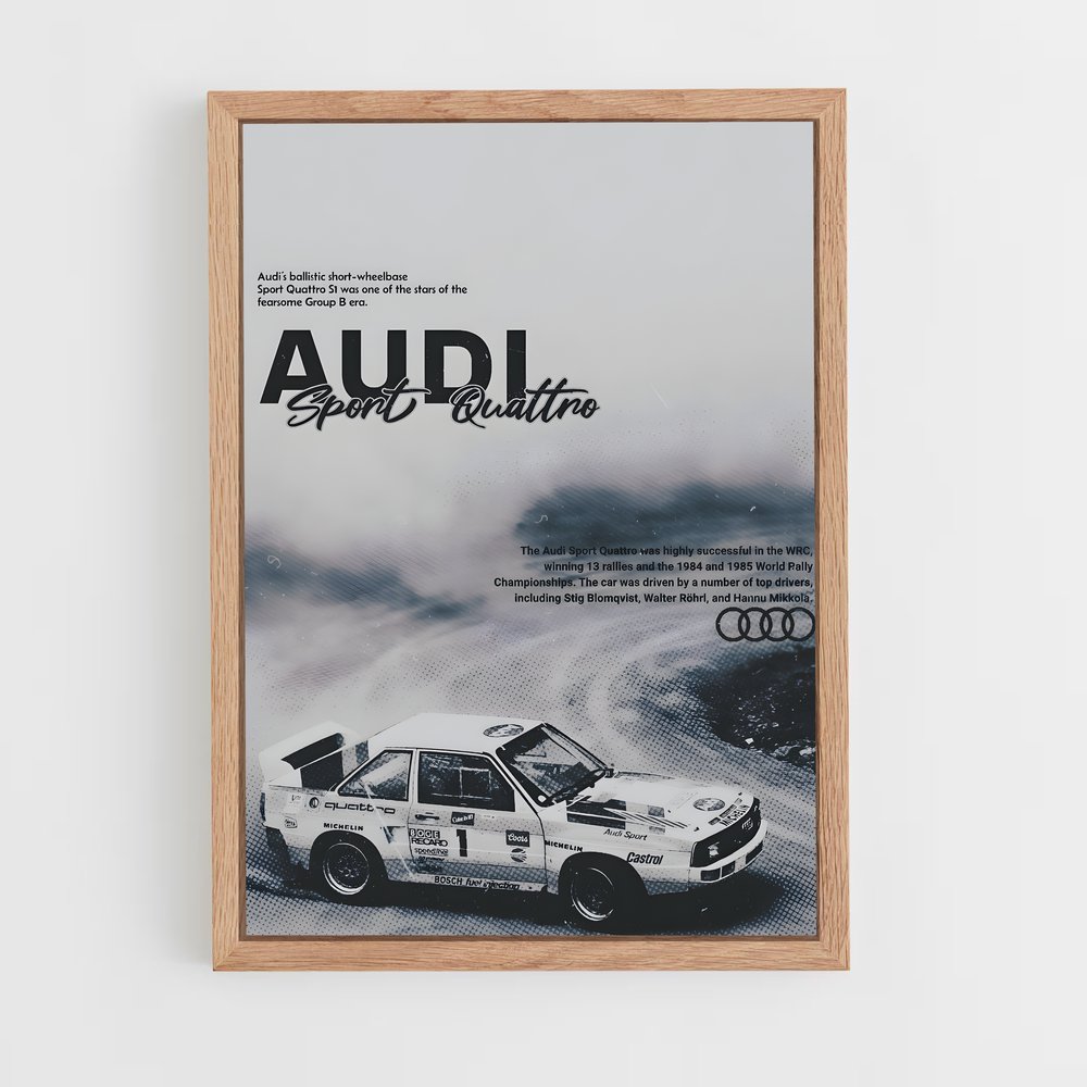 Poster Audi Sport Quattro (vue 4)