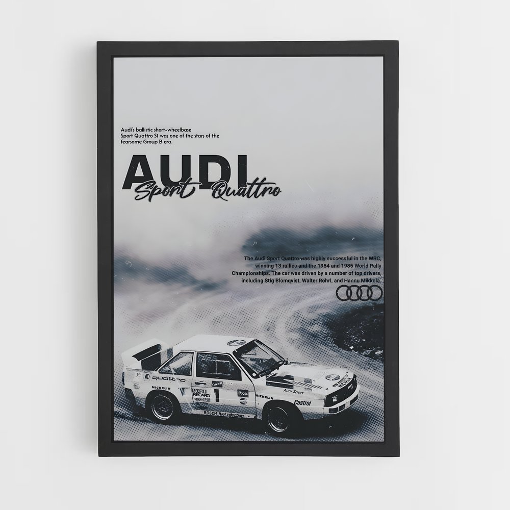 Poster Audi Sport Quattro (vue 2)