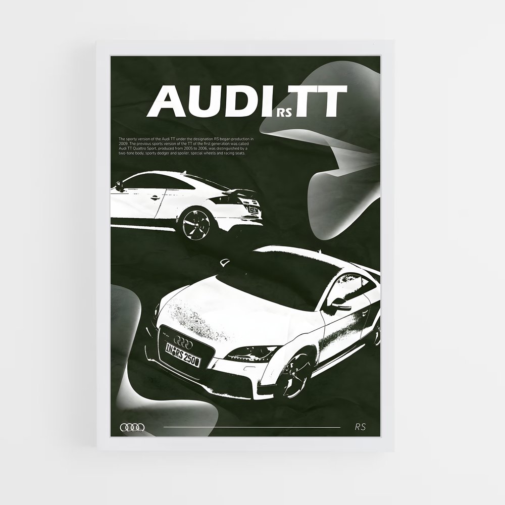 Poster Audi TT RS (vue 3)