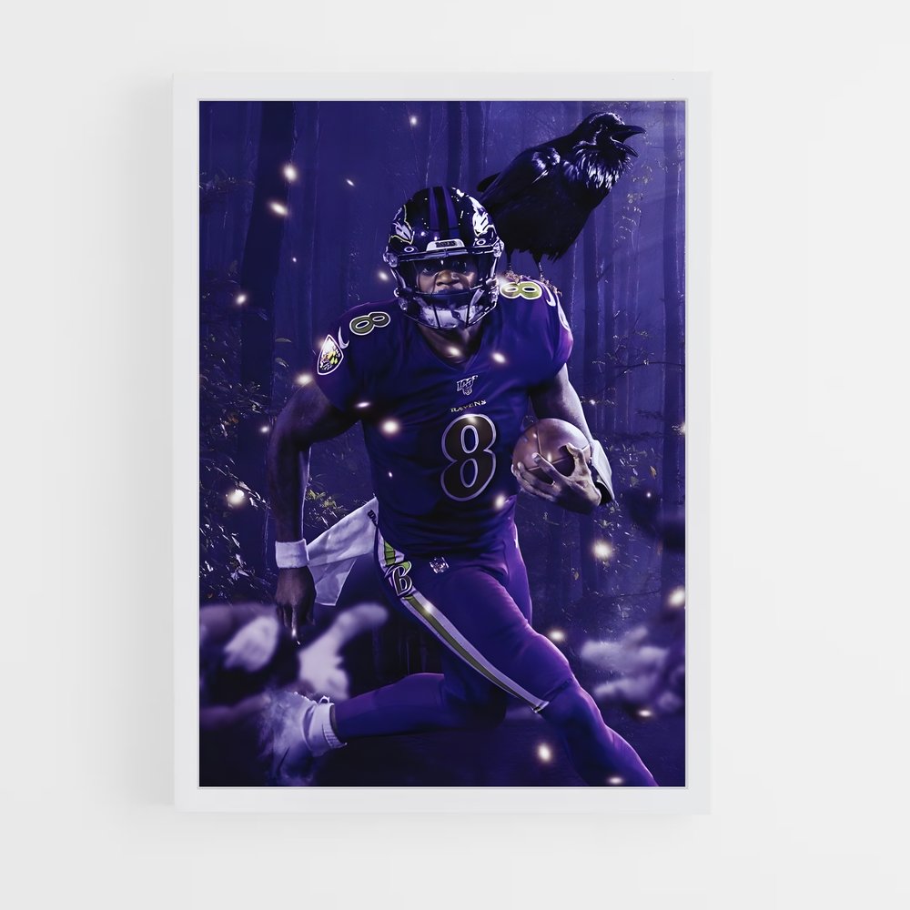 Poster 8 Ravens – affiche Football US (vue 3)