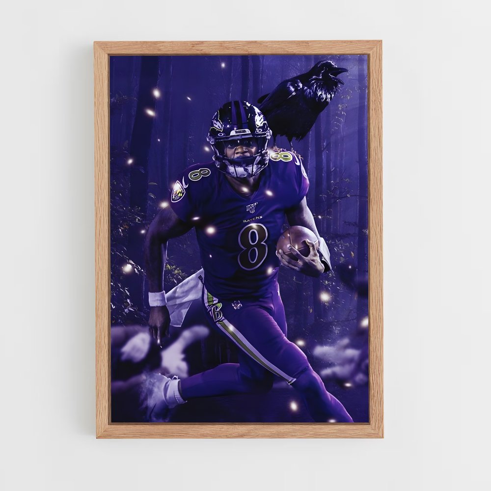 Poster 8 Ravens – affiche Football US (vue 4)
