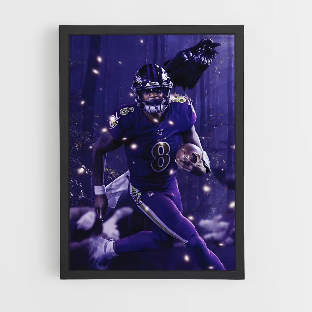 Poster 8 Ravens – affiche Football US (vue 2)