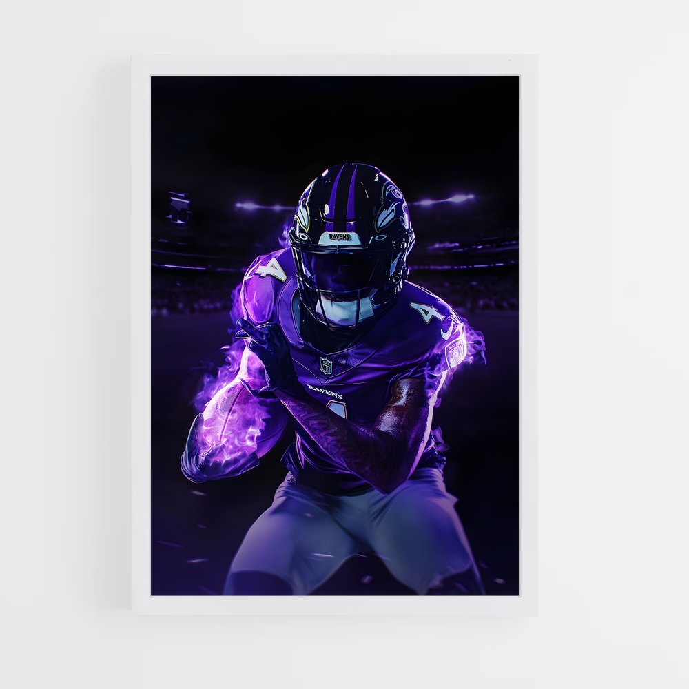 Poster Baltimore Ravens 4 – affiche Football US (vue 3)