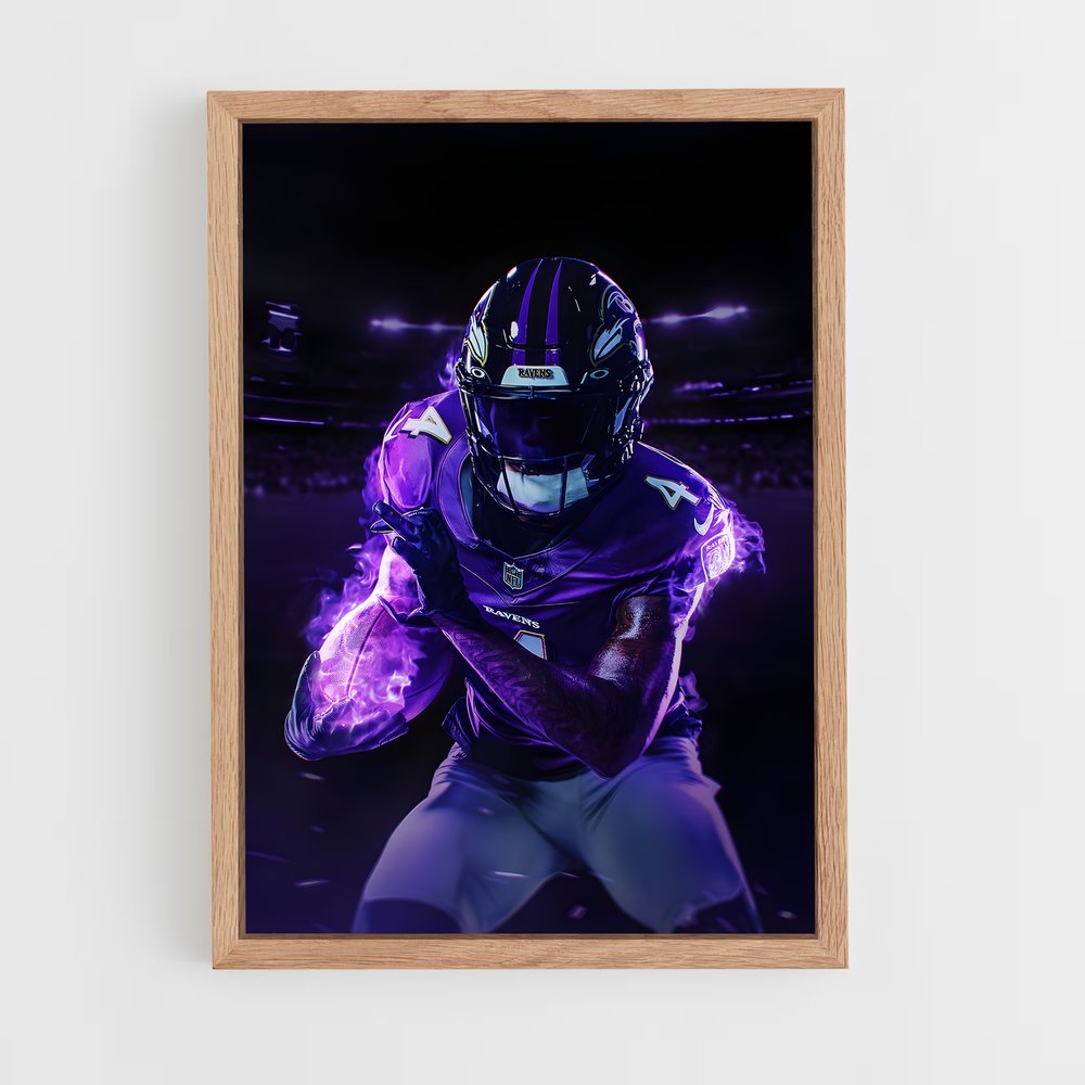 Poster Baltimore Ravens 4 – affiche Football US (vue 4)