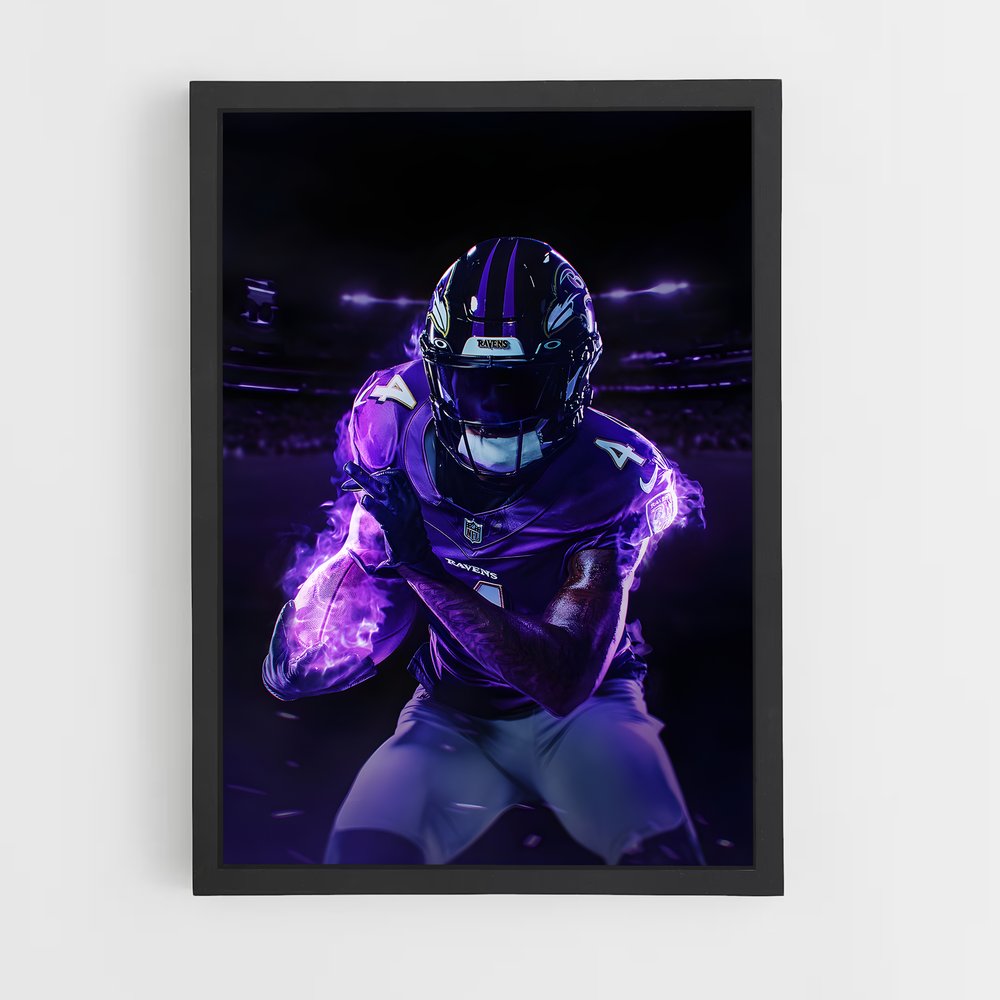 Poster Baltimore Ravens 4 – affiche Football US (vue 2)