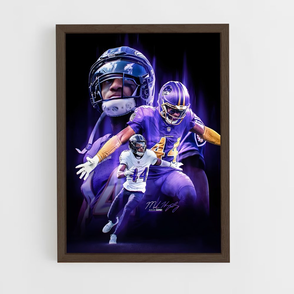 Poster Marlon Humphrey – affiche Football US (vue 5)