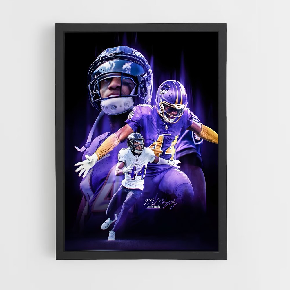 Poster Marlon Humphrey – affiche Football US (vue 2)