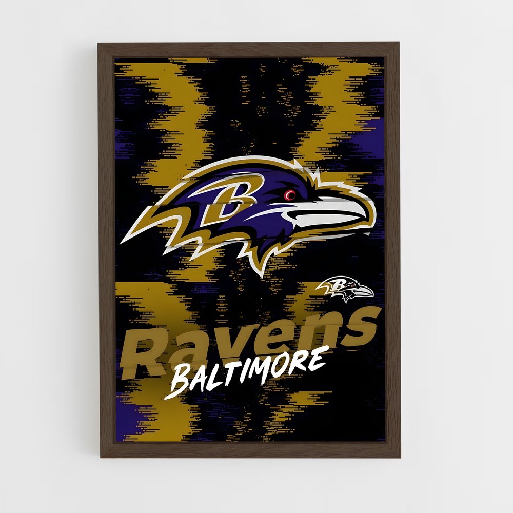 Affiche Baltimore Ravens – affiche Football US (vue 5)