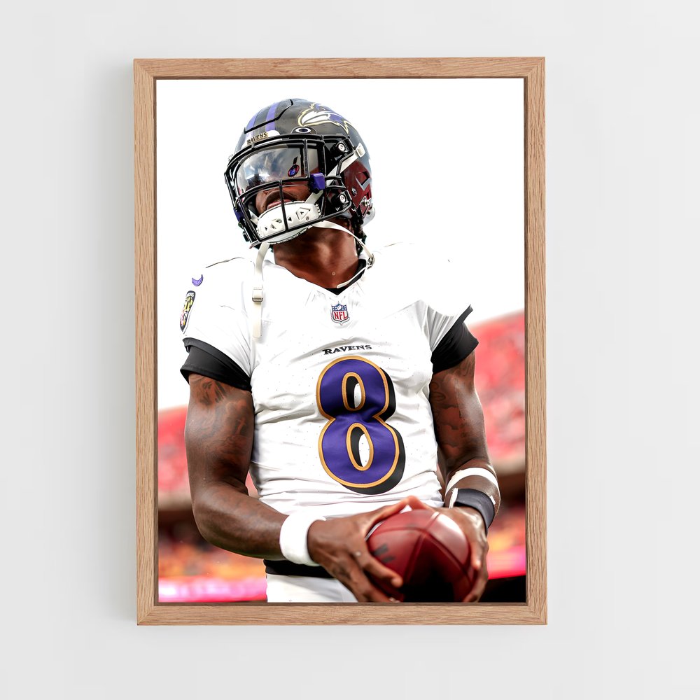Poster Baltimore Ravens Football – affiche Football US (vue 4)