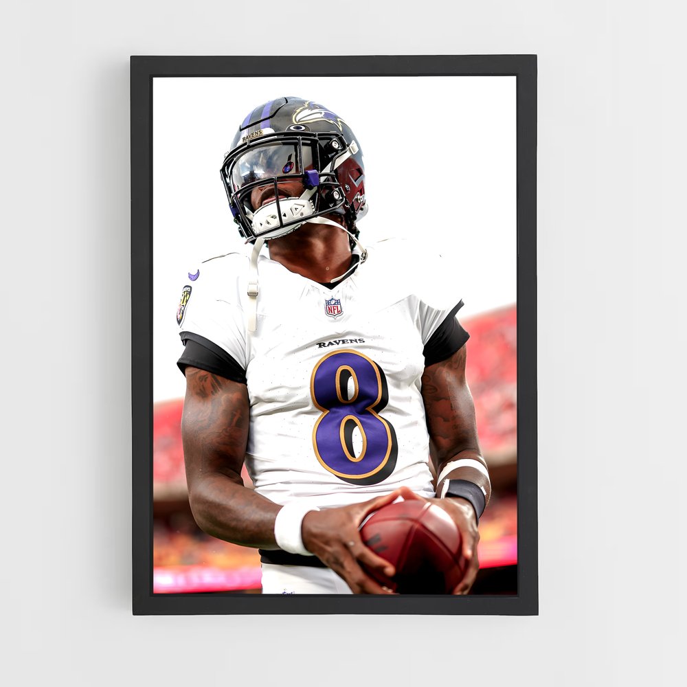 Poster Baltimore Ravens Football – affiche Football US (vue 2)
