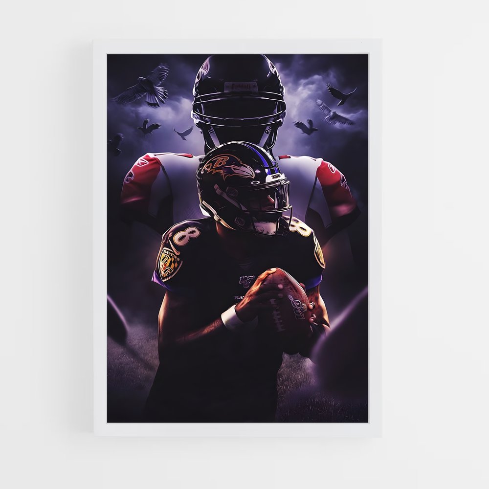 Poster Baltimore Ravens 8 – affiche Football US (vue 3)