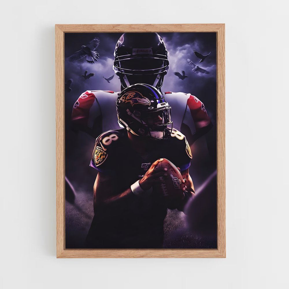 Poster Baltimore Ravens 8 – affiche Football US (vue 4)