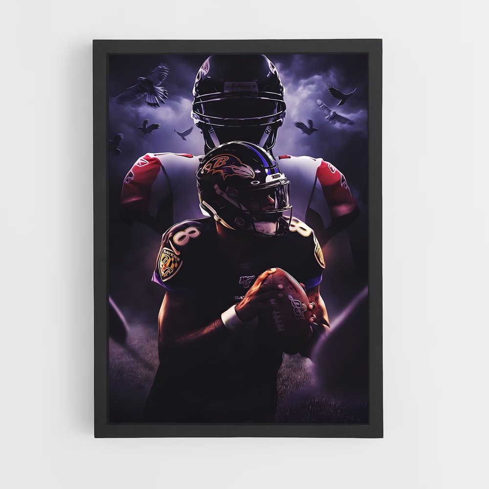Poster Baltimore Ravens 8 – affiche Football US (vue 2)