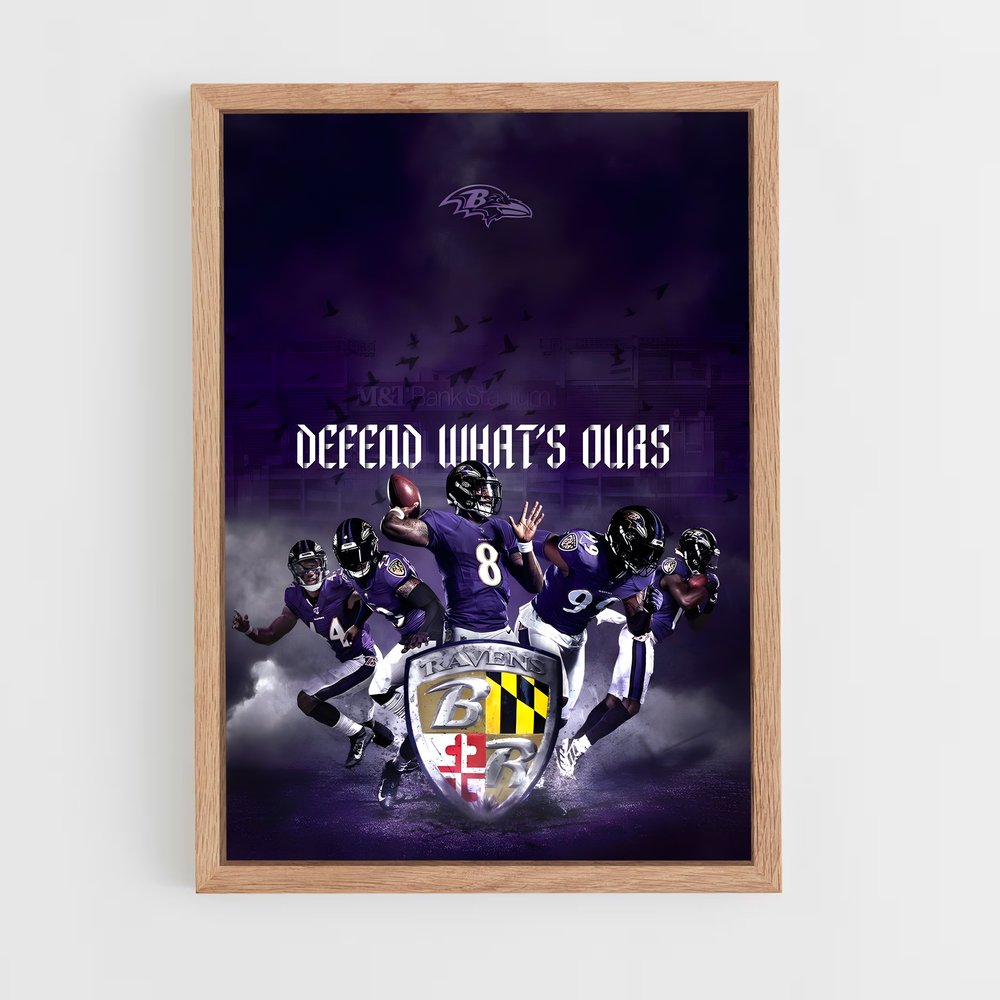 Poster Defend what's ours – affiche Football US (vue 4)