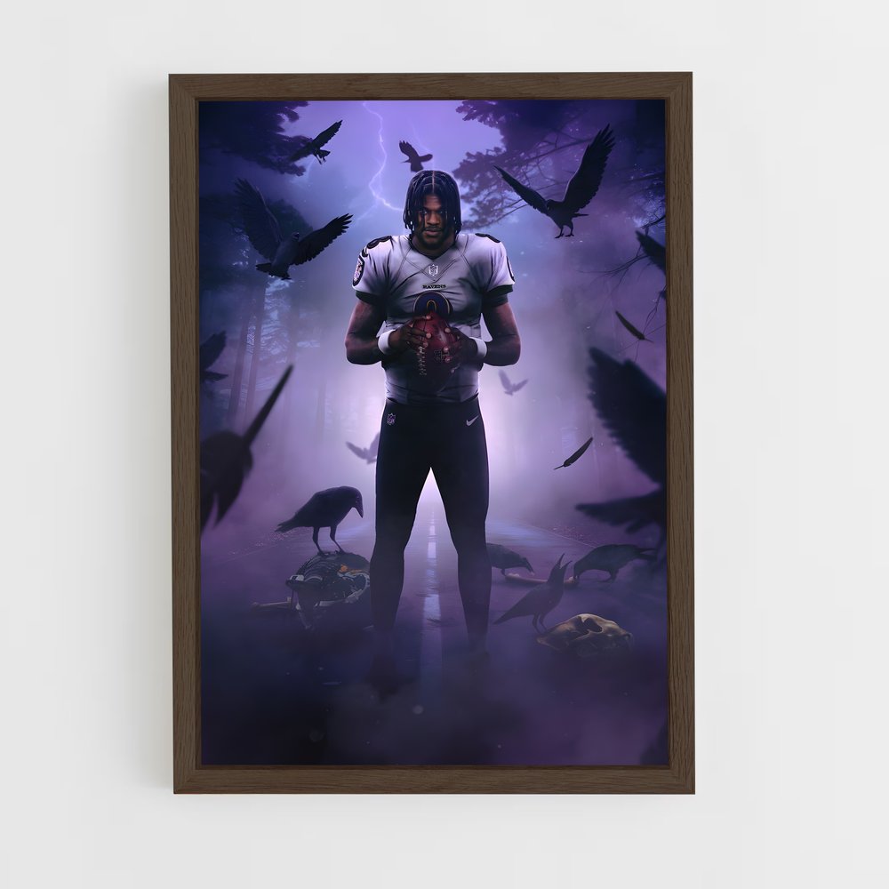 Poster Ravens Foot US – affiche Football US (vue 5)