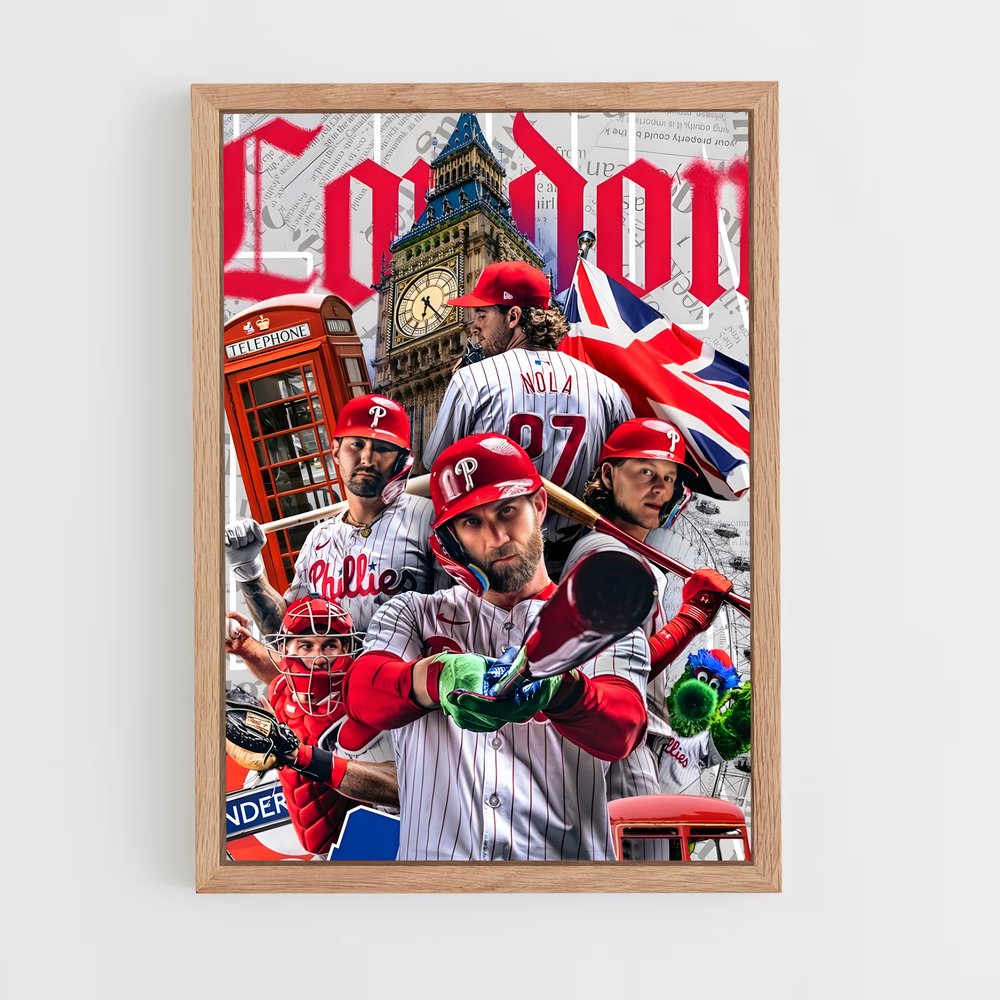 Poster Londres Baseball (vue 4)