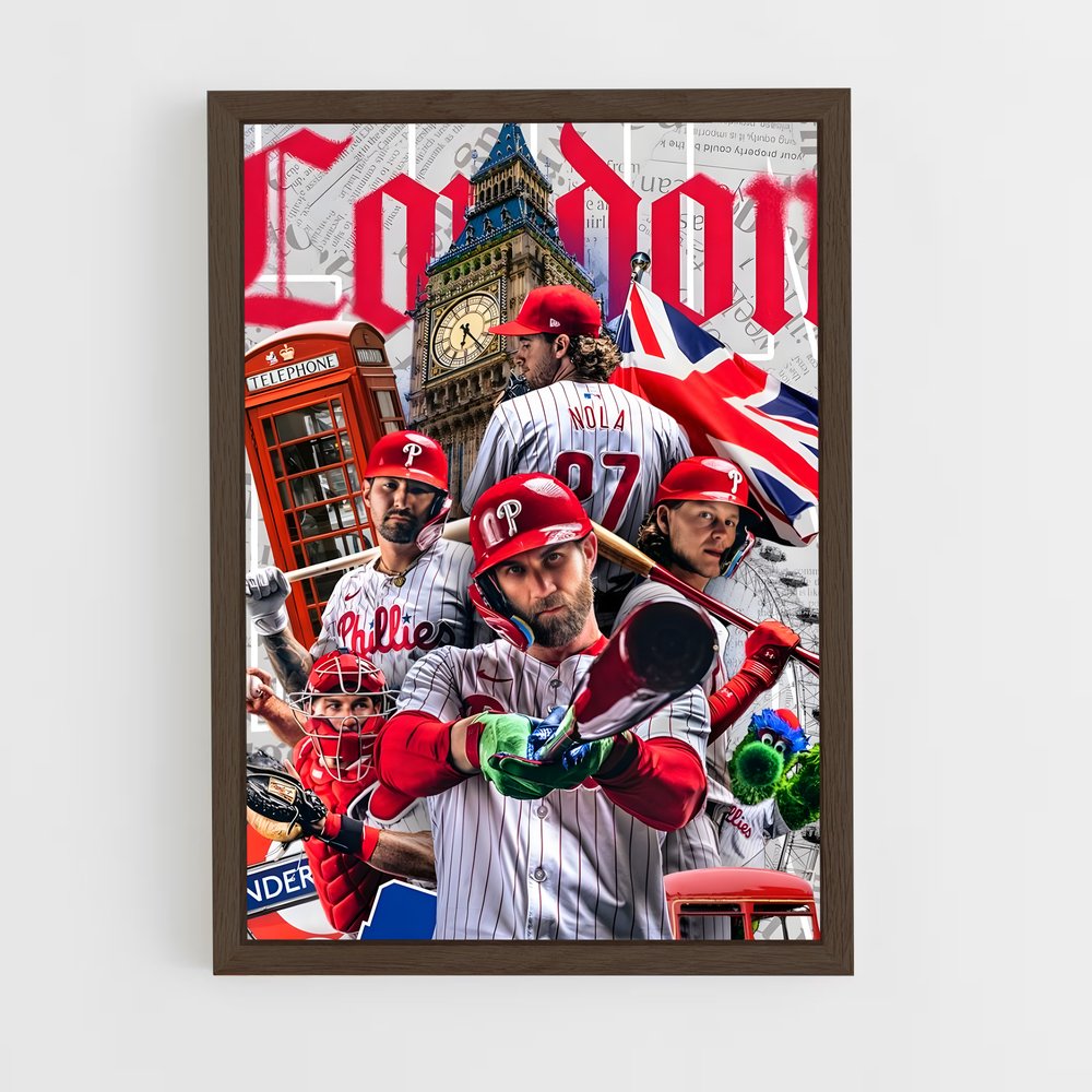 Poster Londres Baseball (vue 5)