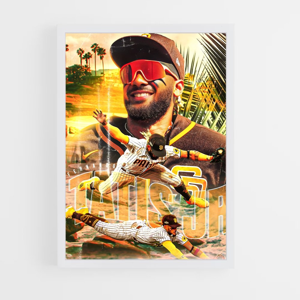 Poster Fernando Tatis – affiche Baseball (vue 3)