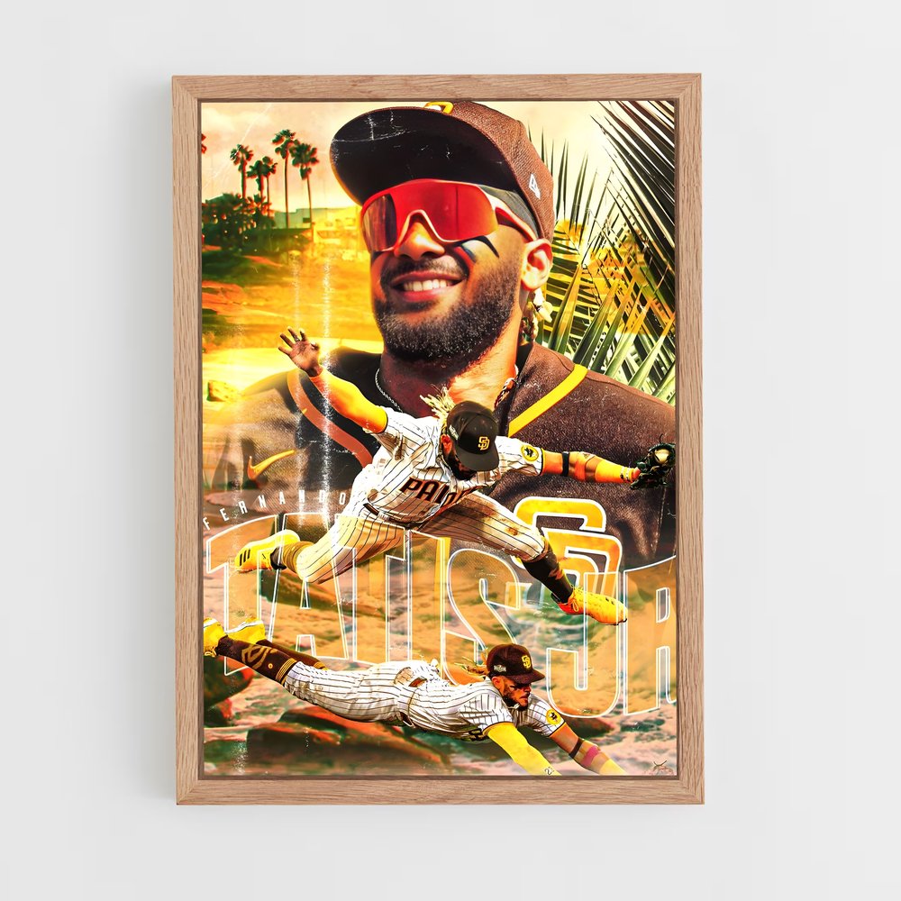 Poster Fernando Tatis – affiche Baseball (vue 4)