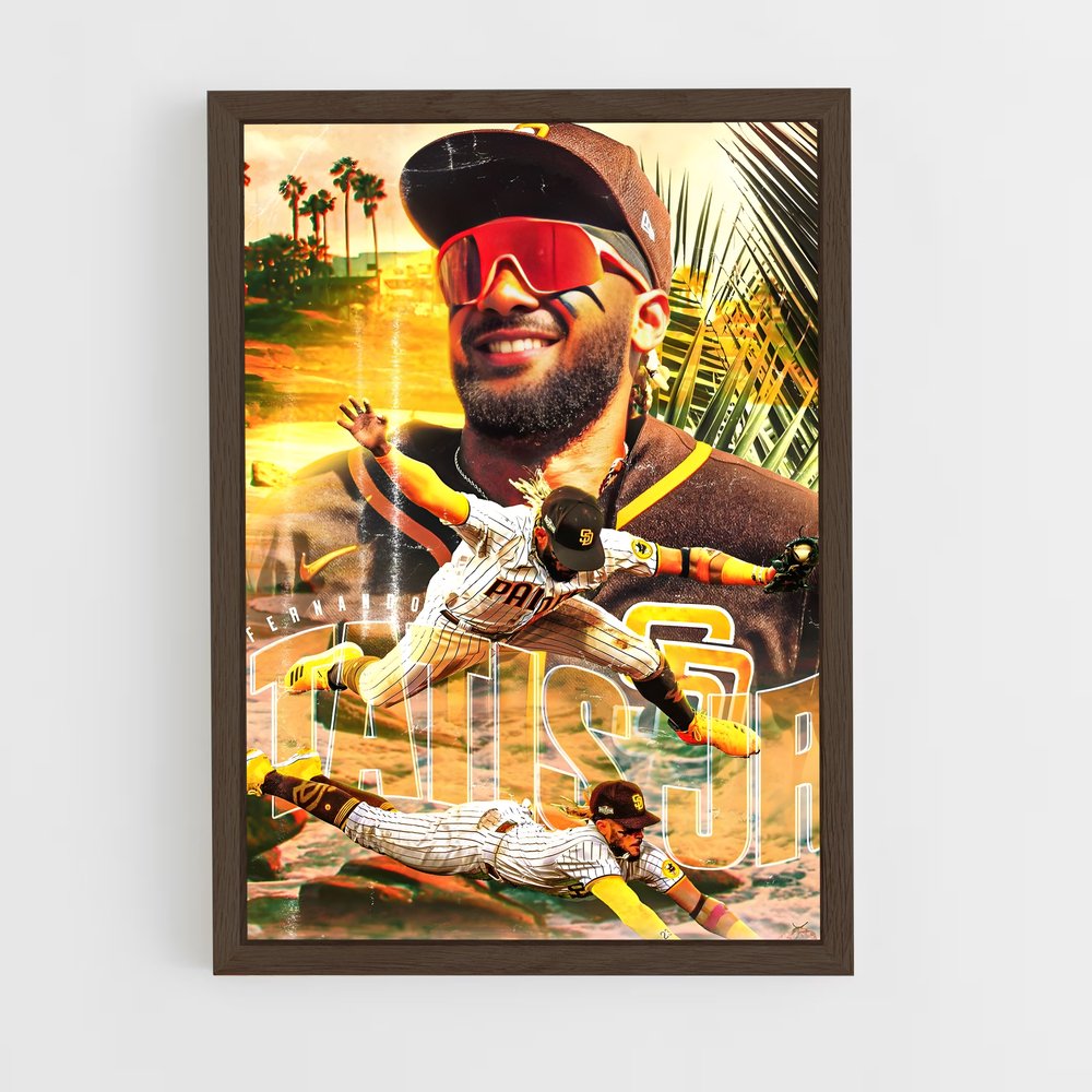 Poster Fernando Tatis – affiche Baseball (vue 5)