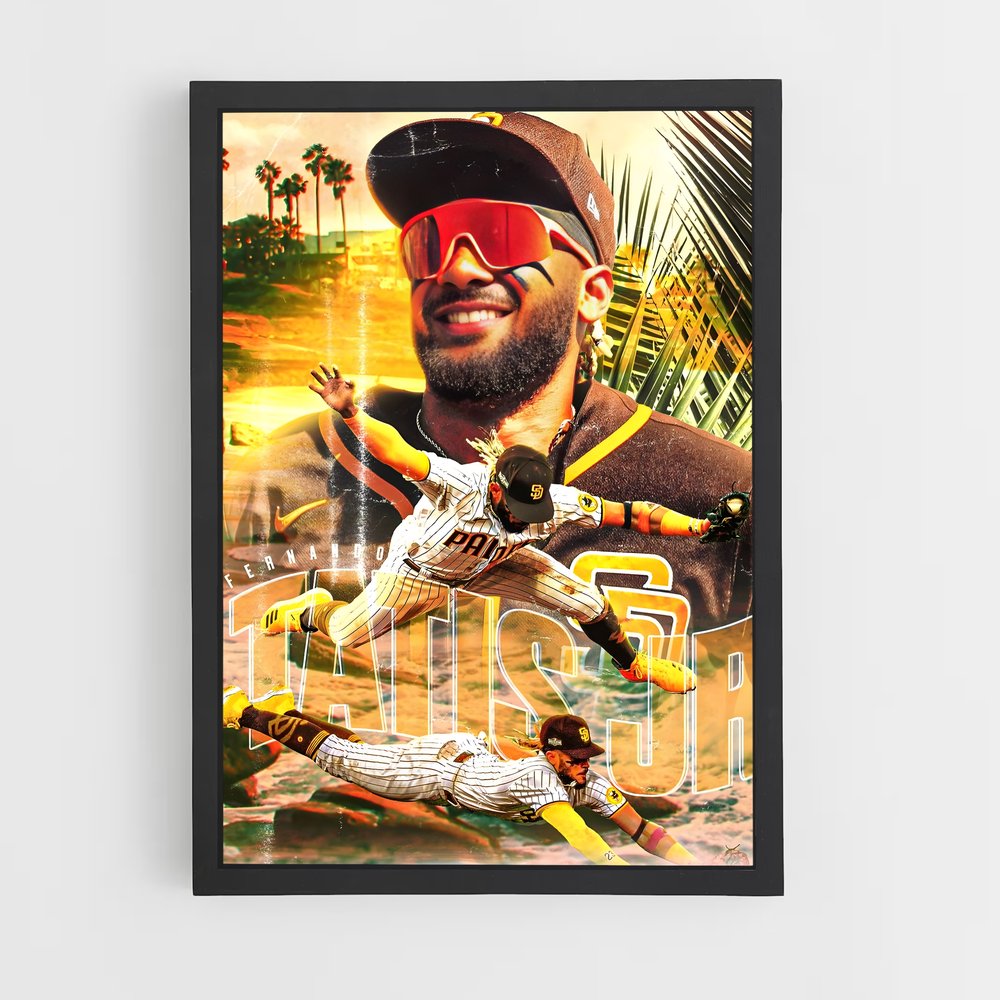 Poster Fernando Tatis – affiche Baseball (vue 2)