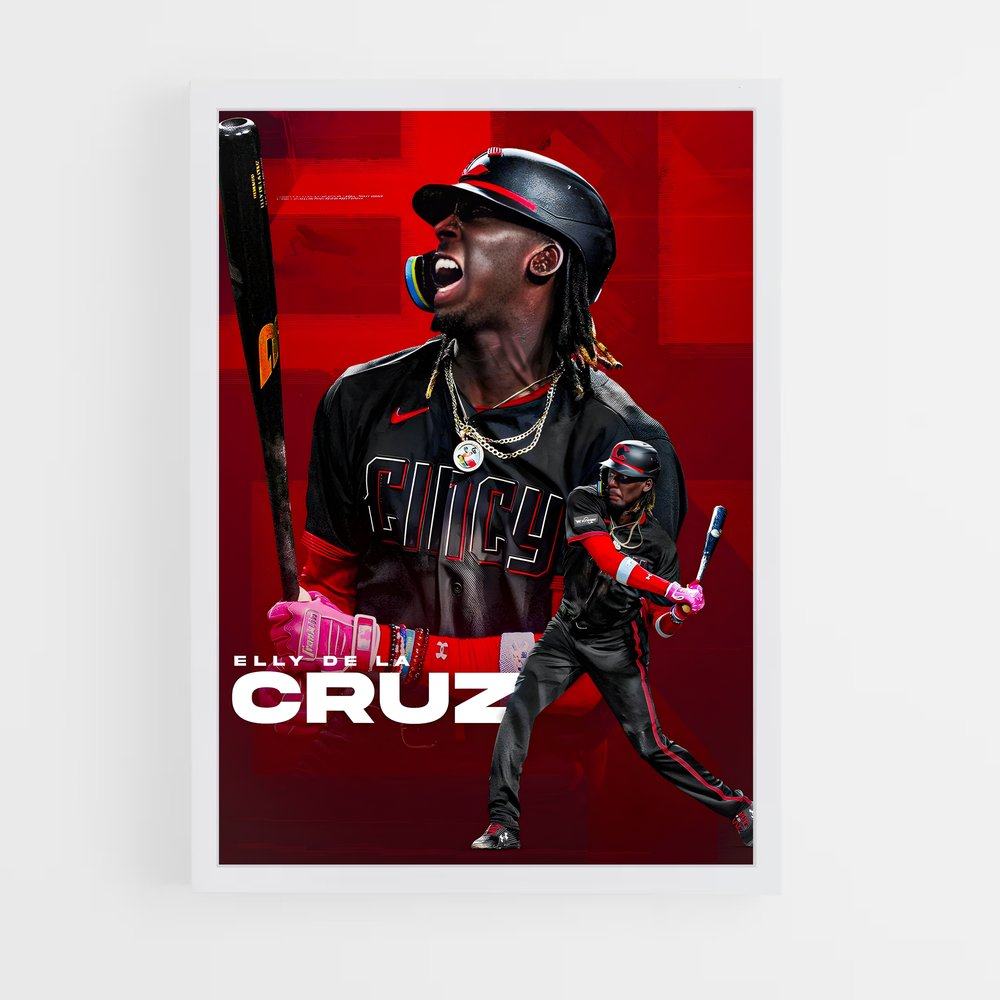 Poster Elly de la cruz – affiche Baseball (vue 3)