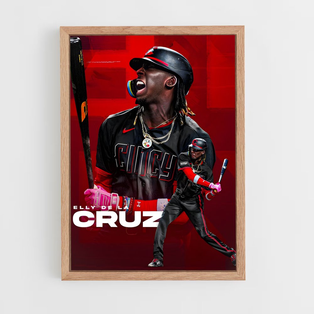 Poster Elly de la cruz – affiche Baseball (vue 4)
