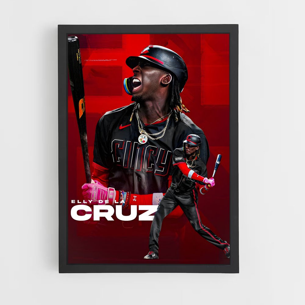 Poster Elly de la cruz – affiche Baseball (vue 2)