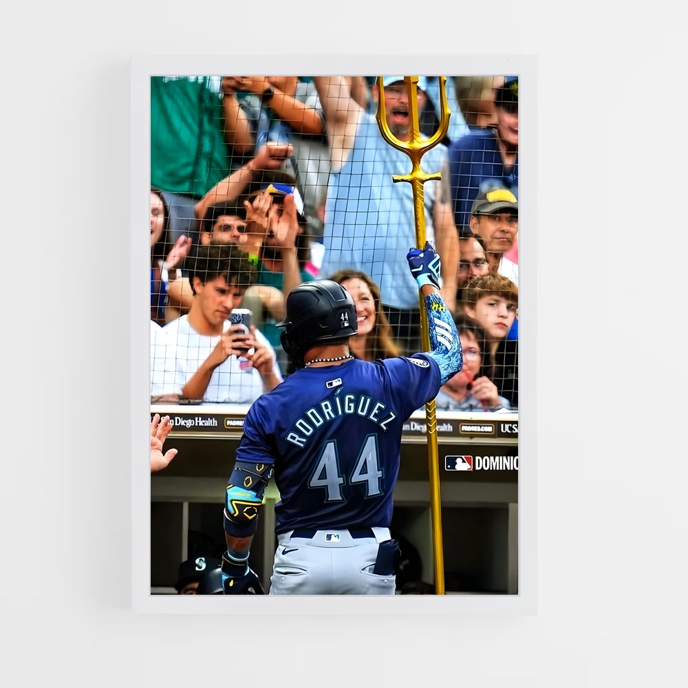 Poster Trident Rodriguez – affiche Baseball (vue 3)