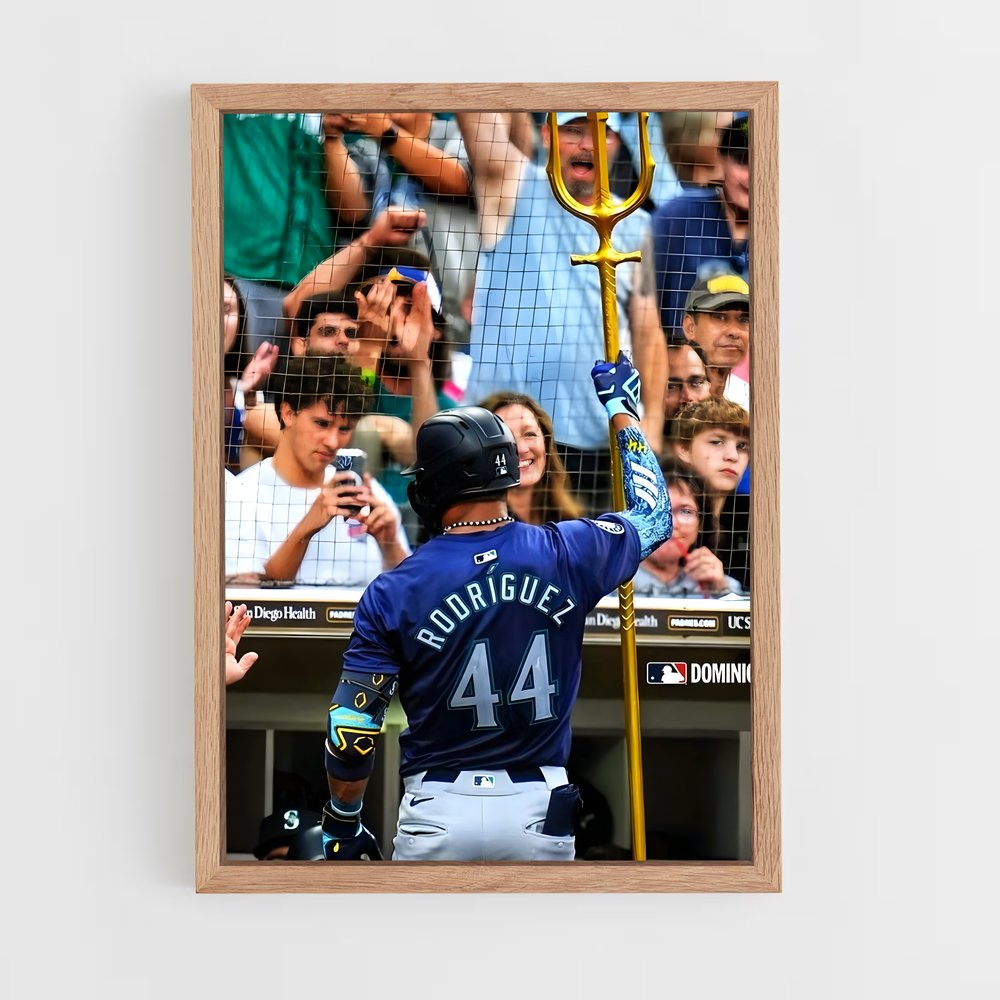 Poster Trident Rodriguez – affiche Baseball (vue 4)