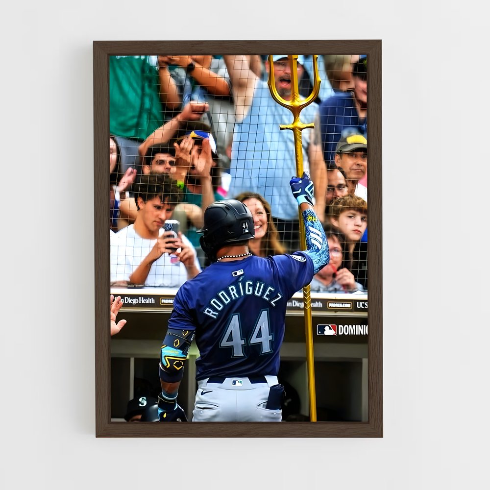 Poster Trident Rodriguez – affiche Baseball (vue 5)