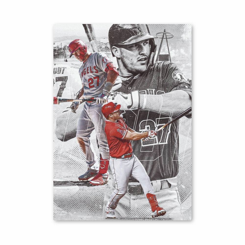 Poster Angels 27 – affiche Baseball