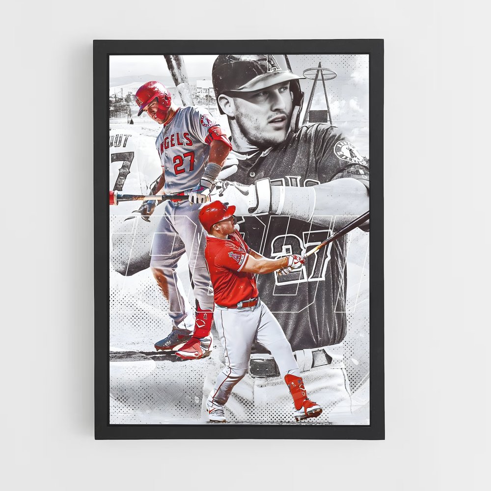 Poster Angels 27 – affiche Baseball (vue 2)