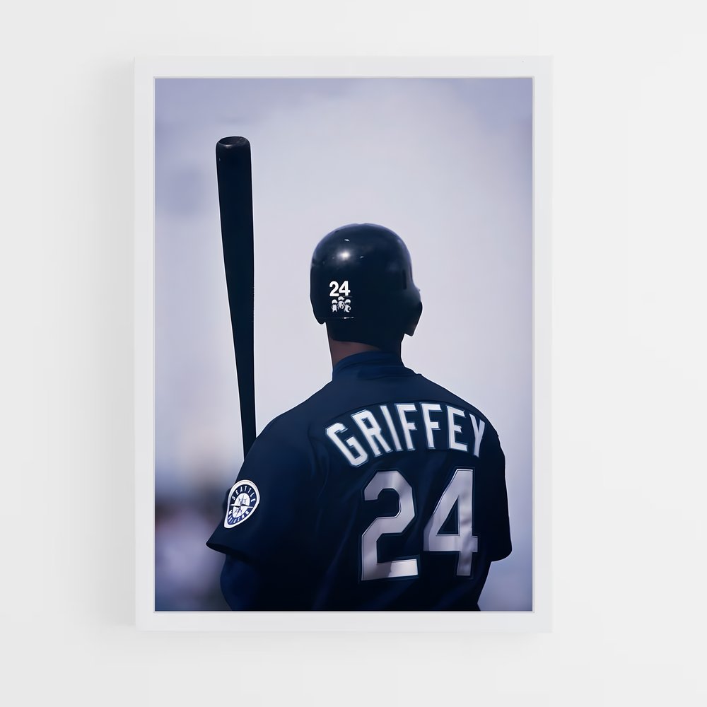 Poster Griffey – affiche Baseball (vue 3)