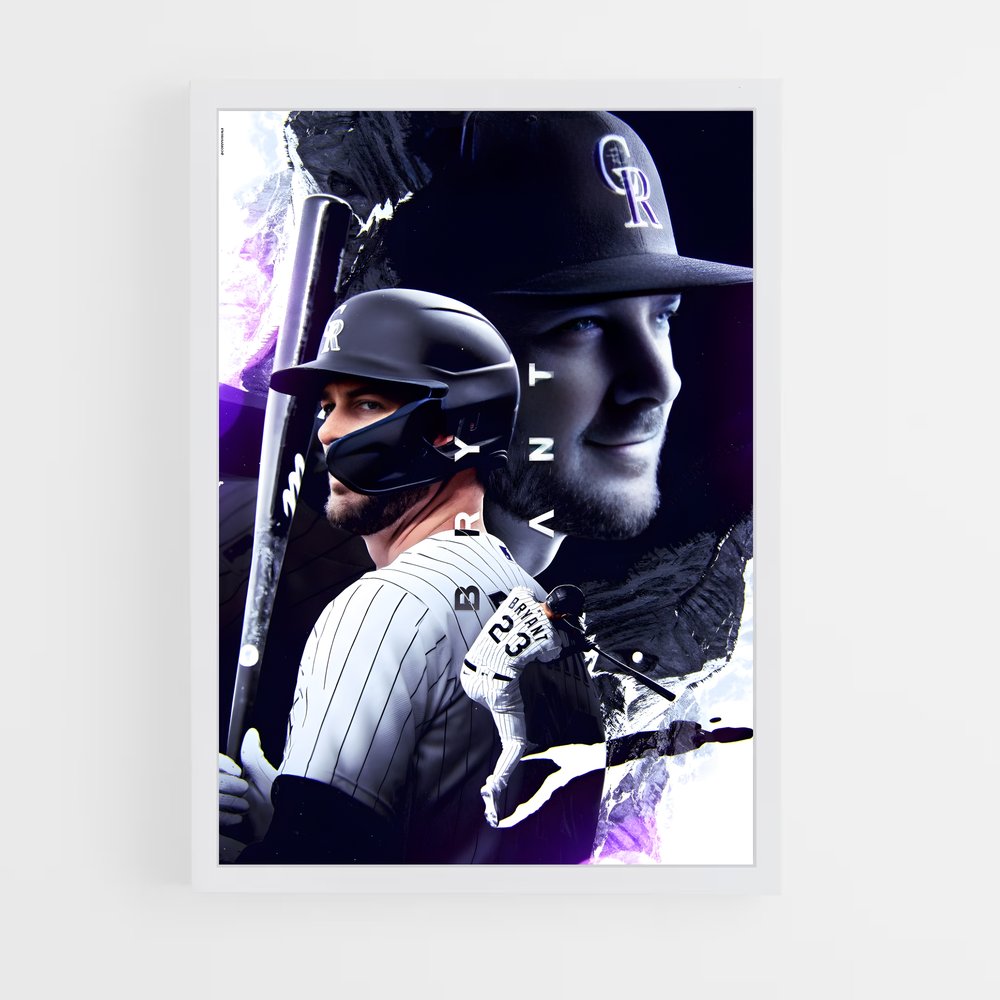 Poster Bryant Georgia – affiche Baseball (vue 3)