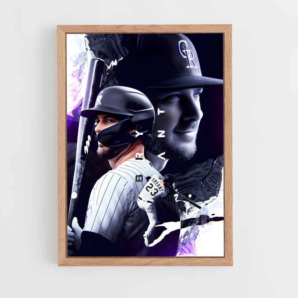 Poster Bryant Georgia – affiche Baseball (vue 4)