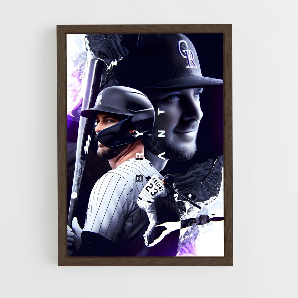 Poster Bryant Georgia – affiche Baseball (vue 5)
