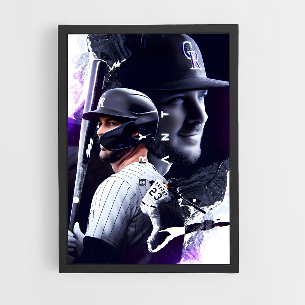 Poster Bryant Georgia – affiche Baseball (vue 2)