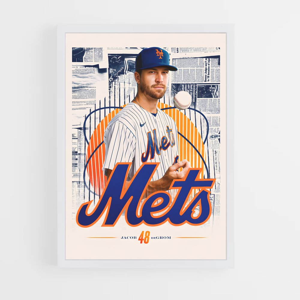 Poster Baseball Mets (vue 3)