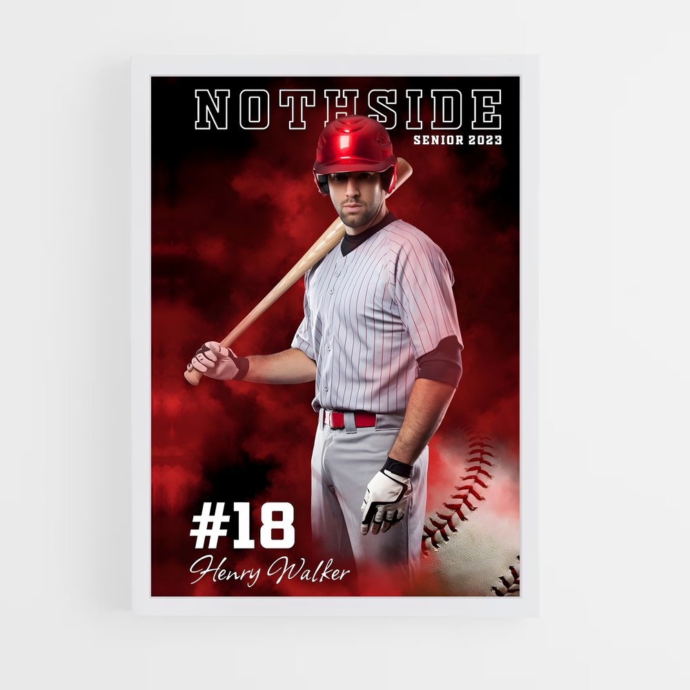 Poster Nothside Henry Walker – affiche Baseball (vue 3)