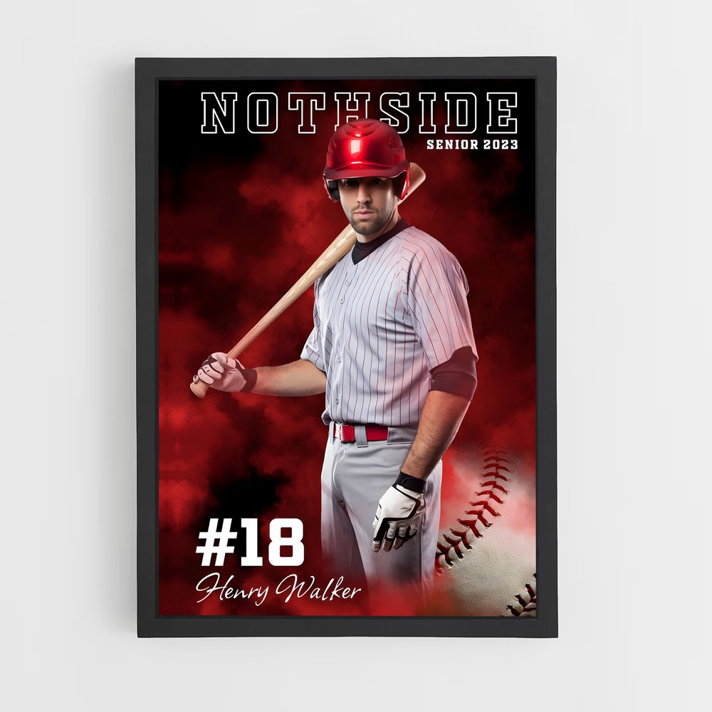 Poster Nothside Henry Walker – affiche Baseball (vue 2)
