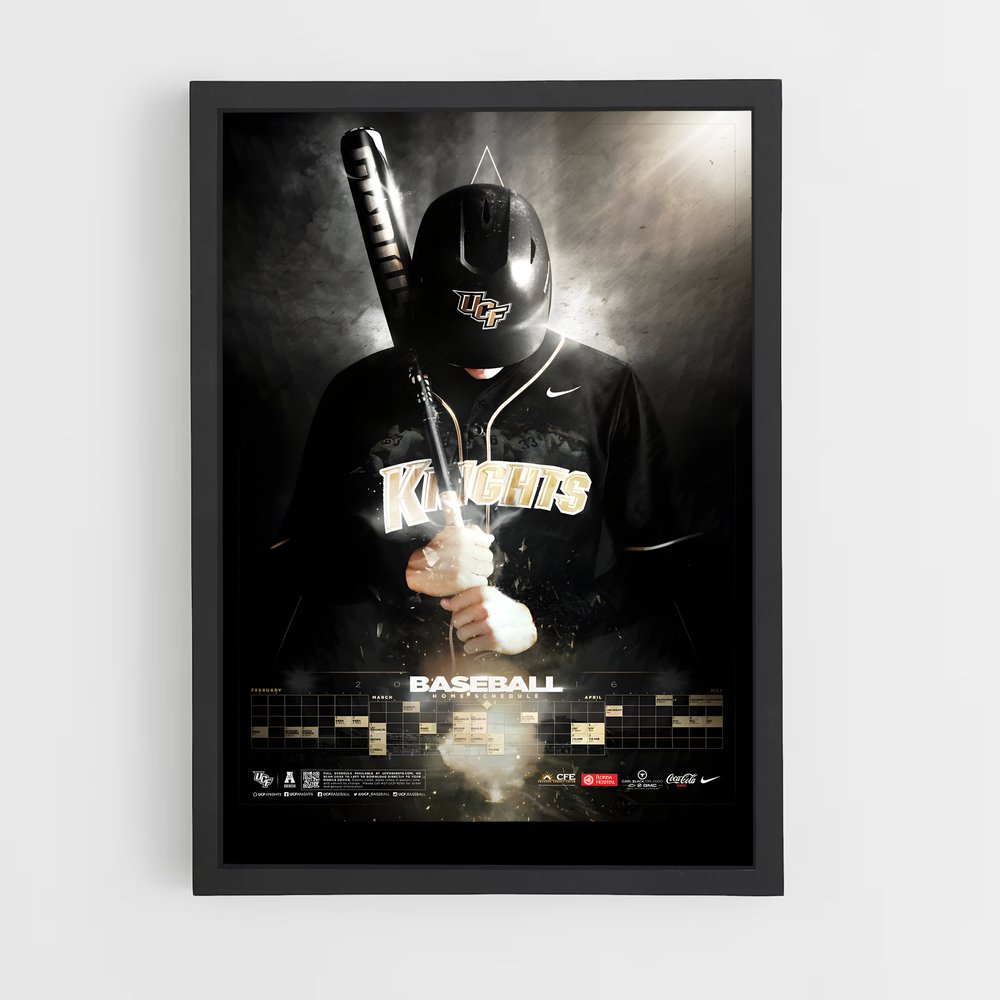 Poster Baseball Knights (vue 2)