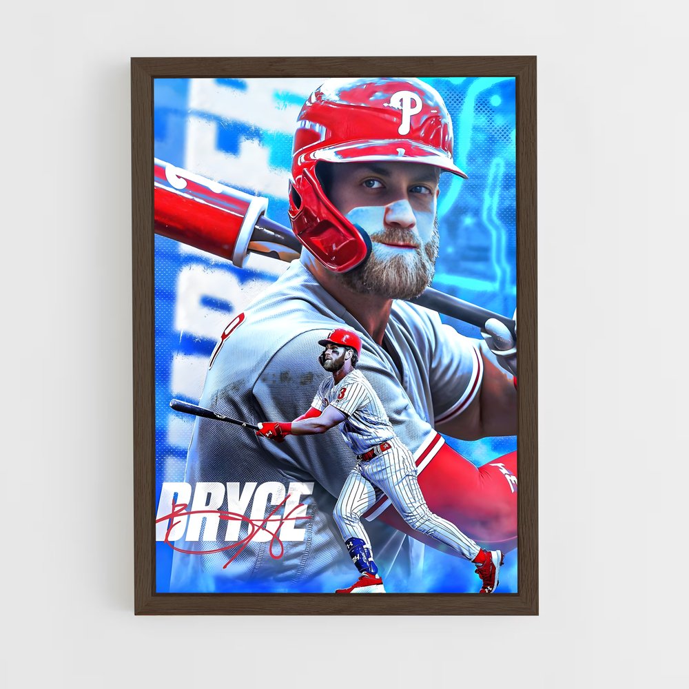 Poster Baseball Bryce (vue 5)