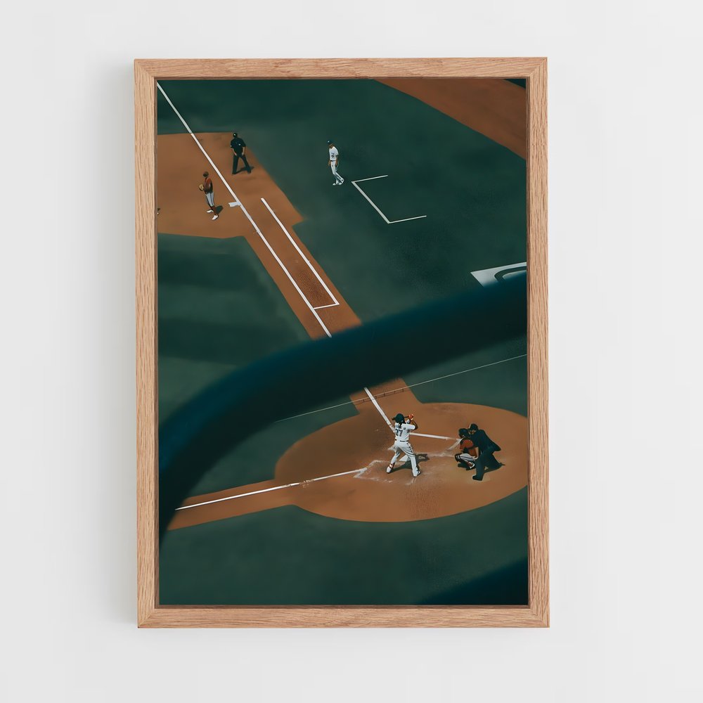 Poster Vintage Baseball (vue 4)