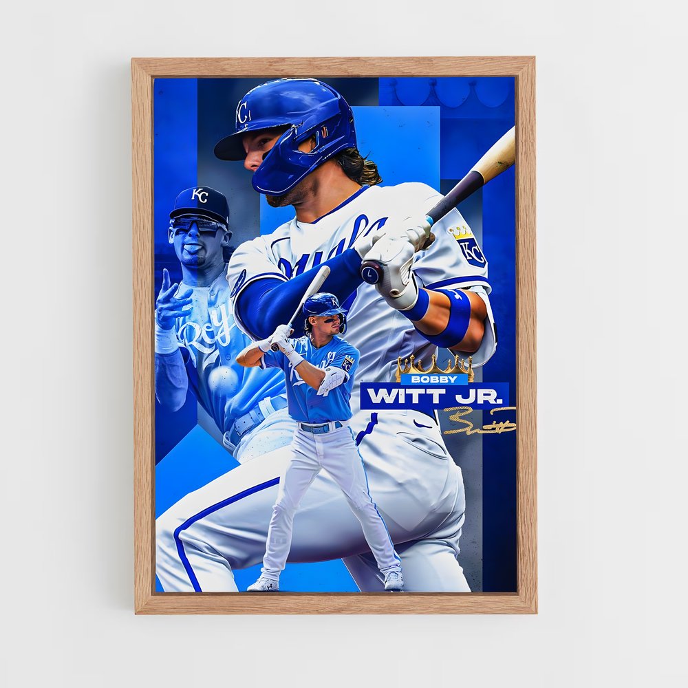 Poster Bobby Witt Jr – affiche Baseball (vue 4)