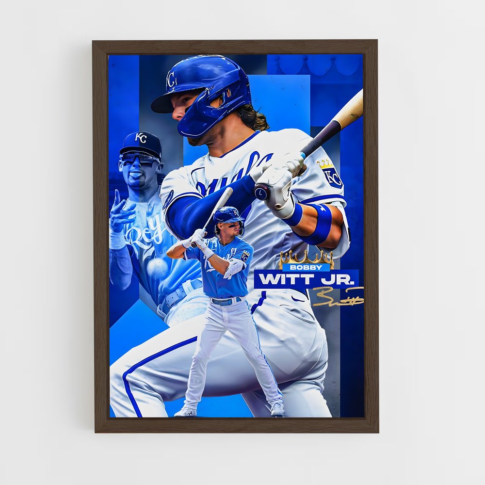 Poster Bobby Witt Jr – affiche Baseball (vue 5)
