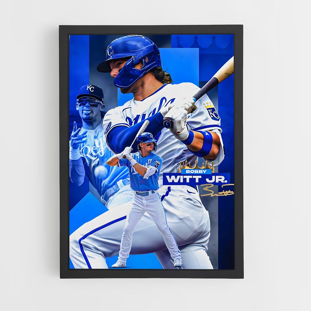 Poster Bobby Witt Jr – affiche Baseball (vue 2)