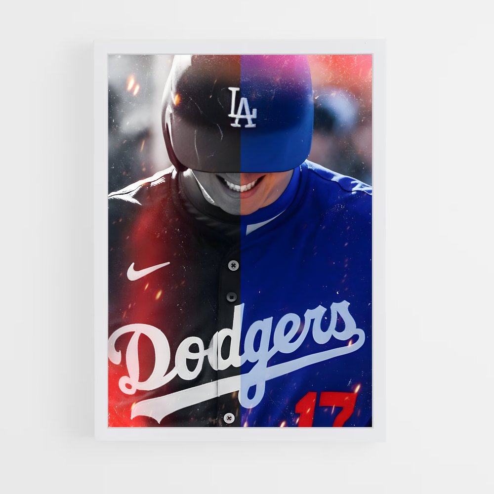Poster Baseball Los Angeles (vue 3)